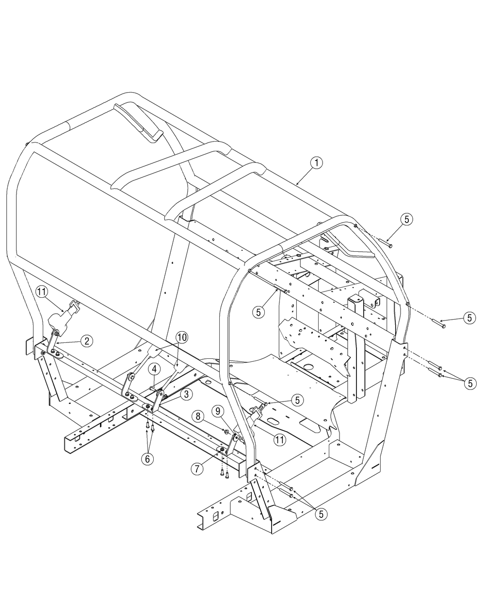 Ops And Seat Belts Diagram and Parts List for 467 4X4-1B027G-1B028G-37ACD710-After Cub Cadet Lawn Tractor Accessories